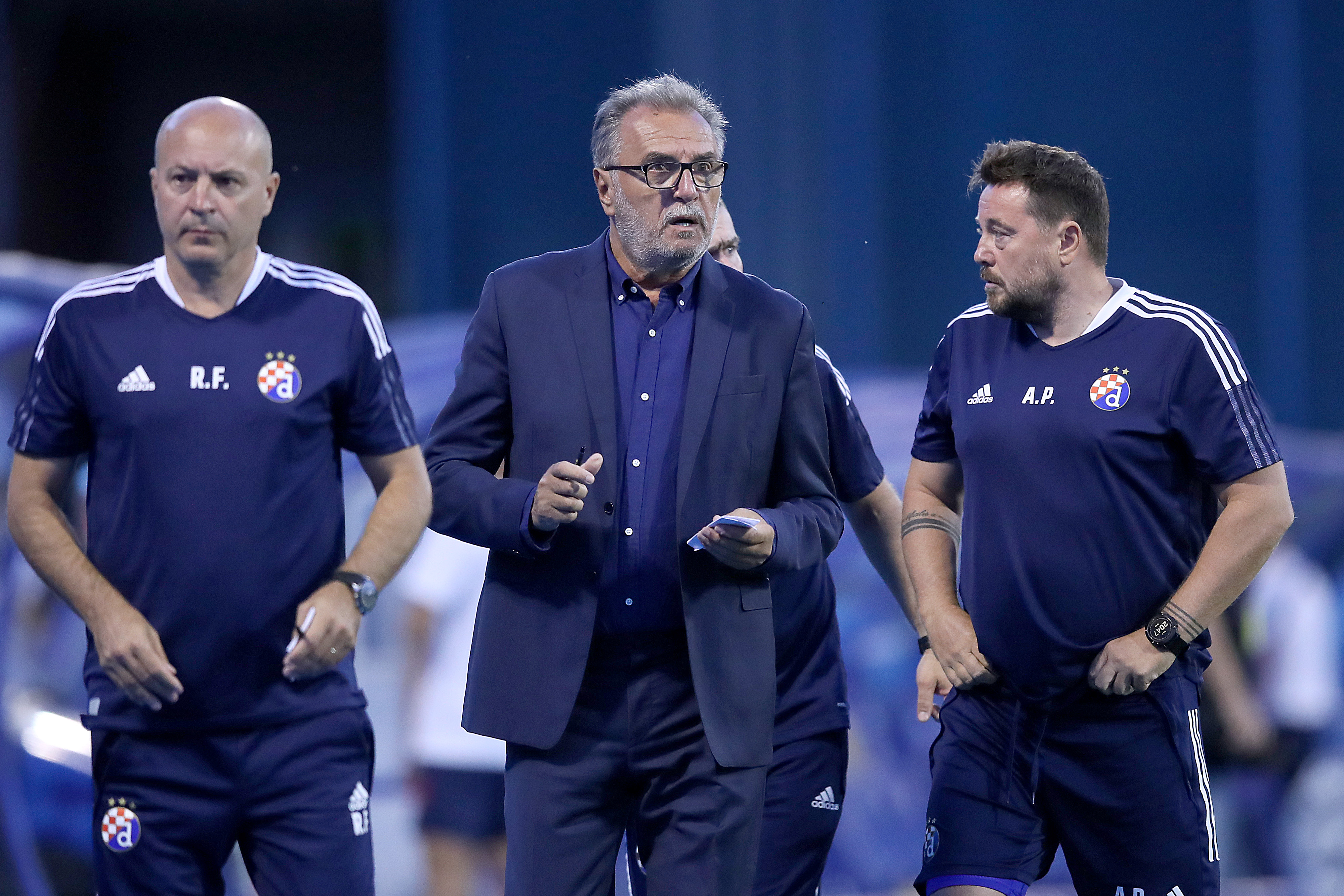 Zagreb, Croatia. 15th July, 2023. Luka Ivanusec of Dinamo Zagreb leaves the  pitch with an injury during the Supersport Supercup match between GNK Dinamo  Zagreb and HNK Hajduk Split at Maksimir stadium