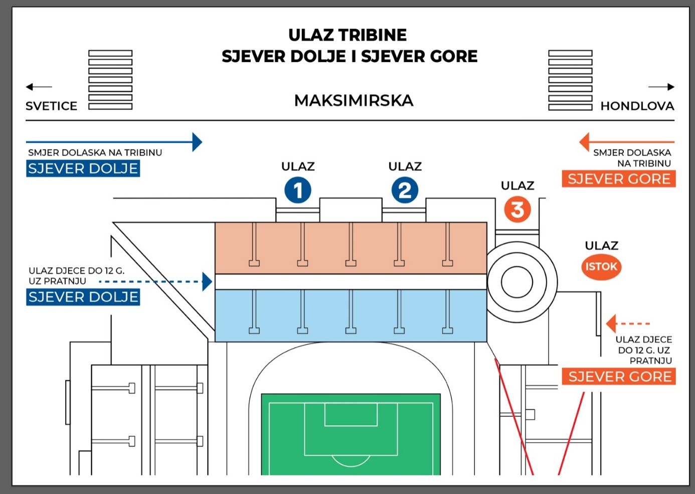 Il prepartita HNK Rijeka - Dinamo Zagreb 1 2023-2024