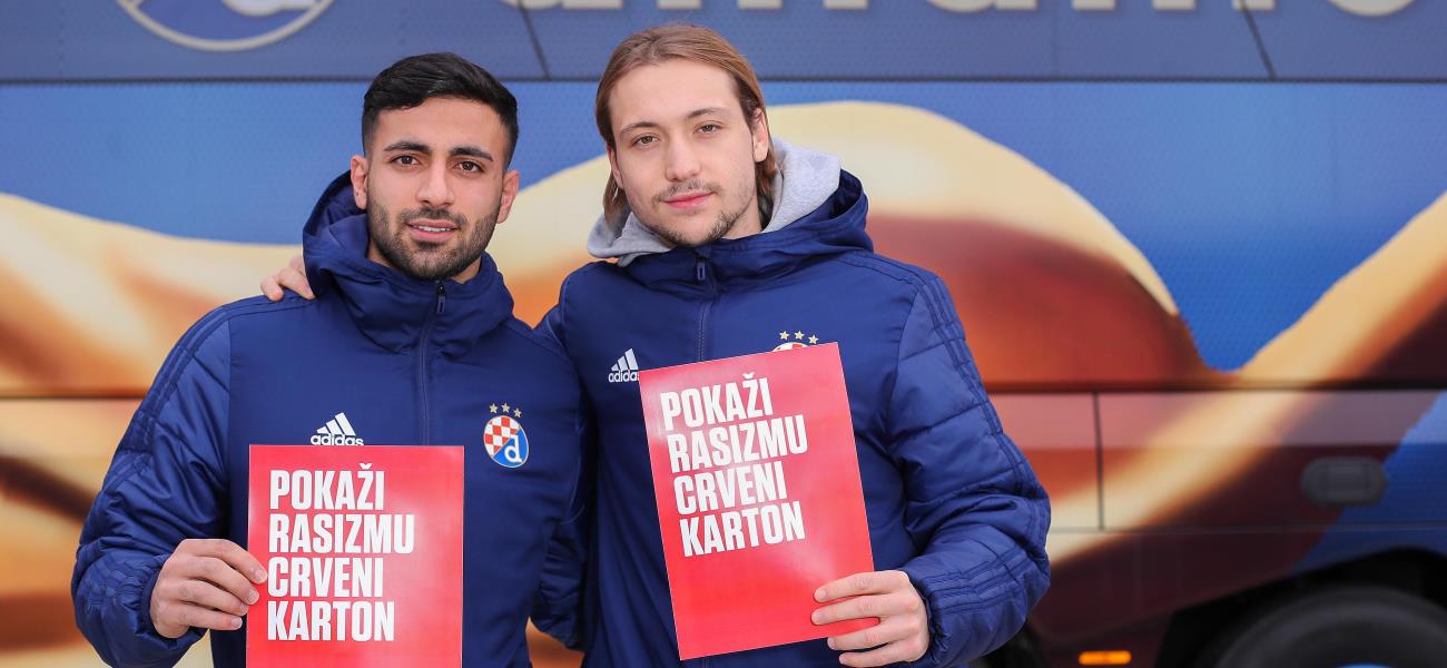 Dinamo is supporting ''Show Racism the Red Card'' campaign ...